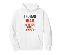 Truman 1948 Give Em Hell Harry Historia política Sudadera con Capucha
