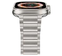 TRUMiRR Reemplazo para Apple Watch Ultra 2 49mm Pulsera de titanio, Pulsera reloj metal titanio Business para iWatch Ultra 49mm Apple Watch SE (2nd Gen) Series 9 8 7 6 5 4 3 2 1 45mm 44mm 42mm