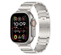 TRUMiRR Reemplazo para Apple Watch Ultra 49mm Pulsera de titanio, Pulsera reloj metal titanio Business para iWatch Ultra 49mm Apple Watch SE (2nd Gen) Series 8 7 6 5 4 3 2 1 45mm 44mm 42mm