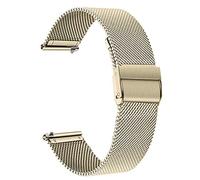 TRUMiRR Reemplazo para Garmin Vivoactive 3/3 Music Correa de reloj, 20mm Banda de reloj de acero inoxidable de malla tejida para Garmin Vivoactive 3/Vivoactive 3 Music/Forerunner 245/645 Music