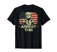 Trump arresta esta bandera estadounidense el 4 de julio (en la parte posterior) Camiseta