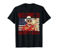Trump Bienvenido al golfo de papá Trump Summer Daddy's Gulf Camiseta
