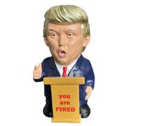 Trump Bobblehead, hucha de resina Trump, la estatua de Trump está hecha de resina y tiene una superficie lisa que no se decolora fácilmente, cabeza de bobina de Donald Trump para los seguidores de