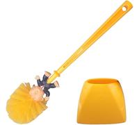 Trump - Escobilla de inodoro con soporte, novedosos regalos políticos de elefante blanco para familiares y amigos, divertido combo de émbolo de inodoro Trump para limpieza de baño