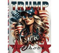 Trump Girl High Heel Shoe American Flag Make No Apologies Notebook Journal 7.5 x 9.25 140 pages