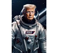 Trump in Space Notebook: Space Force Weapon and Defence System of the United States Of America