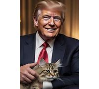 Trump Loves Cats Notebook: If You Are A Cat Lover This Journal Is For You. This Book Is Good For Taking Notes About Anything.