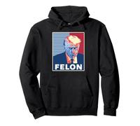 Trump Mugshot Primer Delincuente del Presidente Estadounidense Sudadera con Capucha