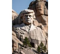 Trump On Mount Rushmore Notebook: A Tribute To The President