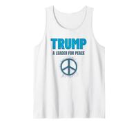 Trump Peace President Trump A Leader For Peace Camiseta sin Mangas