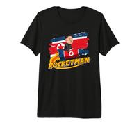 Trump Rocket Man Kim Jong Un Corea del Norte Divertida Camiseta Nuclear Camiseta Premium