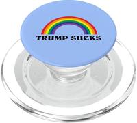 Trump Sucks Anti Trump Rainbow LGBT Pride Gay Men Funny PopSockets PopGrip para MagSafe