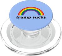 Trump Sucks Big Rainbow Anti Trump 2020 Election LGBT Gay PopSockets PopGrip para MagSafe