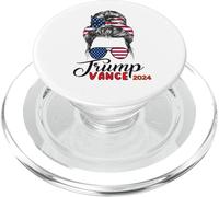 Trump Vance 2024 Trump Girl Bandera de Estados Unidos PopSockets PopGrip para MagSafe