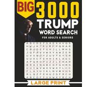 Trump Word Search - Large Print for Adults & Seniors | 92 Giant-Print Puzzles (8.5×11) • 3000+ Themed Words with Solutions: High-Contrast, ... • Relaxing Brain Games with Solutions