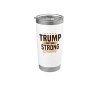 Trump y yo tenemos un fuerte diseño químico Vaso térmico de acero inoxidable de doble pared