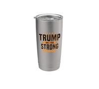 Trump y yo tenemos un fuerte diseño químico Vaso térmico de acero inoxidable de doble pared