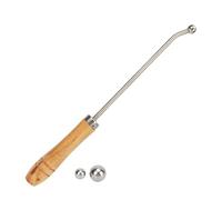 Trumpet Dent Removal Tool, Stainless Steel Repair and Maintenance Kit for Latss Instruments with Smooth Rod for Home Use or Performance Care Tasks, Lightweight Feel, 23,4 x 2,1 cm