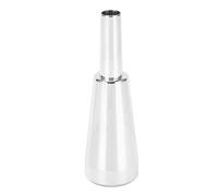 Trumpet Mouthpiece 3C, Metal Material for Rich Sonorous Sound, Thicker and Heavier for Darker Tone, Silver Plated for Long Lasting Luster, Replaceable Instrument Part (Silver)
