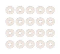 Trumpet Valve Felt Washers 20Pcs | Noise Reduction & Abrasion Tolerant | Elastic Felt Pads for Trumpet/Cornet/Flugelhorn | Beige Valve Felt Replacement