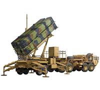 Trumpeter 001037 1/35 M983 HEMTT y M901 para MIM104F Patriot Sam System, Juego, Negro, marrón