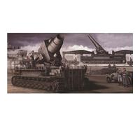 Trumpeter 00208 - Mörser Karl-Gerät 040/041 En Rail Transp Carrier 1/35 -Courier