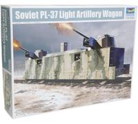 Trumpeter 00222 - Soviético PL-37 Luz Artillería Railway Vagón 1/35 Escala T48