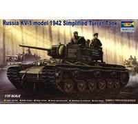 Trumpeter 00358-1 :3 5 Ruso Panzer KV-1, 1942 Fácil Torre - Nuevo