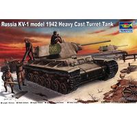 Trumpeter 00359 - 1:35 Rusia KV-1 (1942) Tanque Pesado Con Torreta Gust - Nuevo