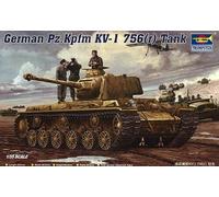 Trumpeter 00366-1 :3 5 Alemán Pz.kpfm. KV-1 756 (R) Tanque - Nuevo