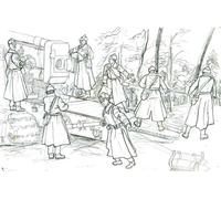 Soviet B-4 Artilleria Artillery Crewmaquette Pelotón 1