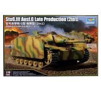 Trumpeter 00947 - Stug.III Ausf.G Late Production (2 en 1) - Escala 1/16 - Caja de montaje de plástico