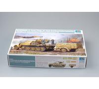 Trumpeter 1526 - Cañón autopropulsado alemán Flakvierling 37 (en vehículo Sd.Kfz. 7/2) [importado de Alemania]