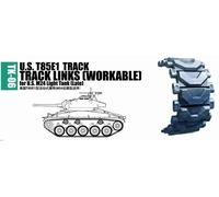 TROMPETER 02036 MAQUETA EE. UU. PISTA T85E1 PARA TANQUE LIGERO M24 (TARDE) 1/35