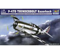 Trumpeter 02262 - 1:32 P-47D RAZORBACK Caza - Nuevo