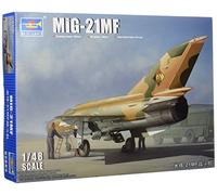 Trumpeter 02863 - Modelo de construcción MiG-21MF Fighter , color/modelo surtido