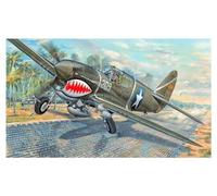 Trumpeter-P-40F War Hawk P-40F Warhawk Kit de Modelo de plástico, Color Colorido, S (3227)