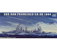 Maqueta Barco Uss San Francisco Ca-38 1944 TRUMPETER 05310 1/350ème Maqueta C