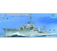 Trumpeter 05323-1 :3 50 Alemán Destructor Z-43, 1944 - Nuevo