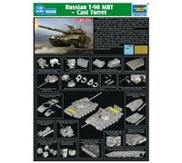 Trumpeter TR05560 Russian T-90 MBT - Cast Turret escala 1:35 , color/modelo surtido