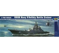 Trumpeter USSR Navy P.Velikiy Battle Cruiser Model Kit (Importación USA)