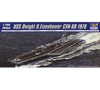 Trumpeter 05753 - 1:700 USS DWIGHT D. EISENHOWER CVN-69 1978 - Nuevo