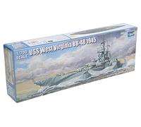 Trumpeter 05772 - Modelo Kit Vigina USS West BB-48 1945 , color/modelo surtido