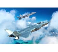 Trumpeter 05864 Kit 1:48 J-20S Mighty Dragon Avión Chino - Nuevo