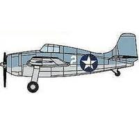 Trumpeter 6402 1/350 F4F-4 Wildcat.