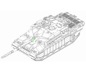 Trumpeter 07105 - Maqueta de Tanque British Challenger 1 MTB