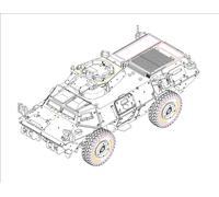 Trumpeter 07131 - 1:72 M1117 Guardian Armored Seguridad Vehículo ( Asv ) - Nuevo