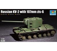Trumpeter 1:72 - KV-2 Ruso con 107 mm ZIS-6