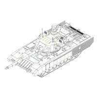 Trumpeter 07181 Russian T-14 Armata MBT - Escalera 1/72 - Caja de montaje de plástico