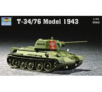 Trumpeter 07208 - 1:72 Soviético T-34/76 Modelo 1943 - Nuevo